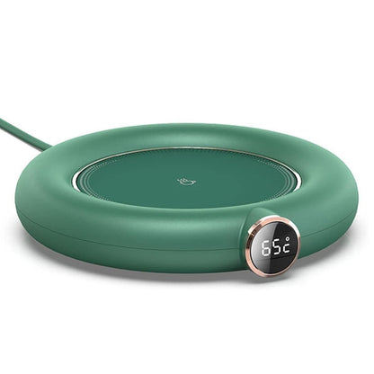 Incalzitor inteligent pentru cana Timebox, cu USB, pana la 75°C, 3 trepte, Verde