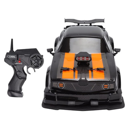 Masina cu telecomanda RC Timebox, 20km/h, 1:16, Drift car, Negru/Portocaliu
