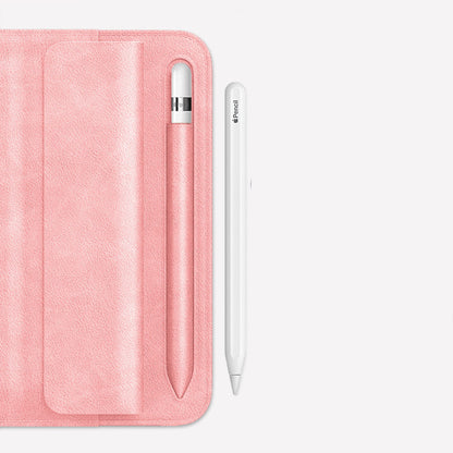Husa pentru iPad 9 Timebox, 7"/10, 2"/10, 5"/11", cu suport pentru pix, Roz