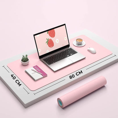 Mapa de birou XXL Timebox, 80 x 40 cm, Roz