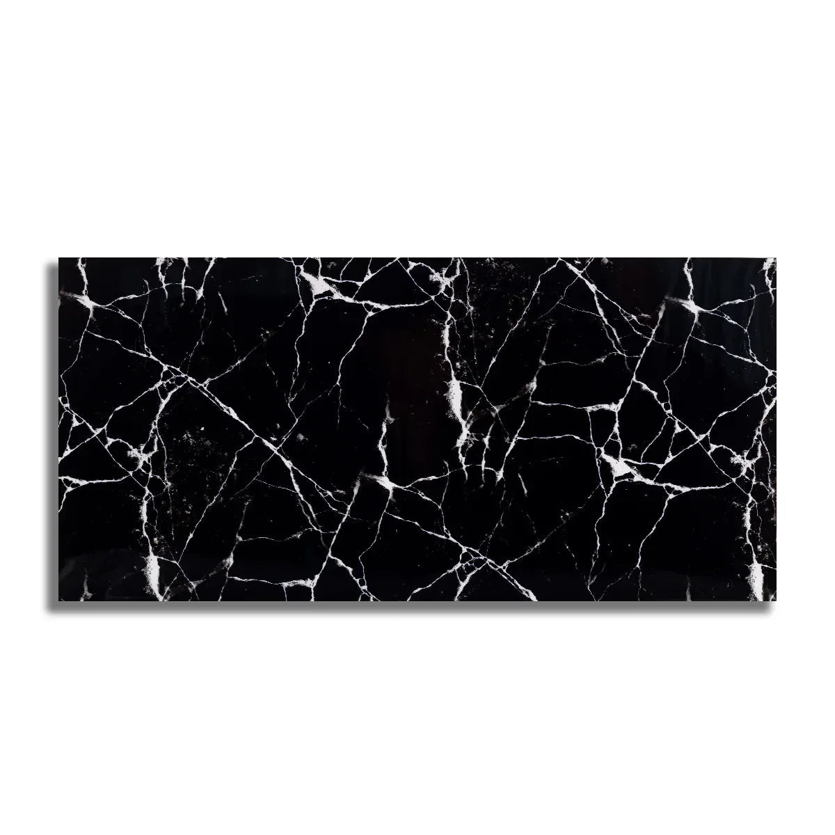 Panou decorativ autocolant D3492 30x60 cm Marmura Neagra