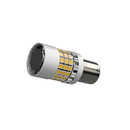 Set 2 x bec LED BA15S P21W LUSMAR™ 7000 lm Canbus - fara eroare - off-road