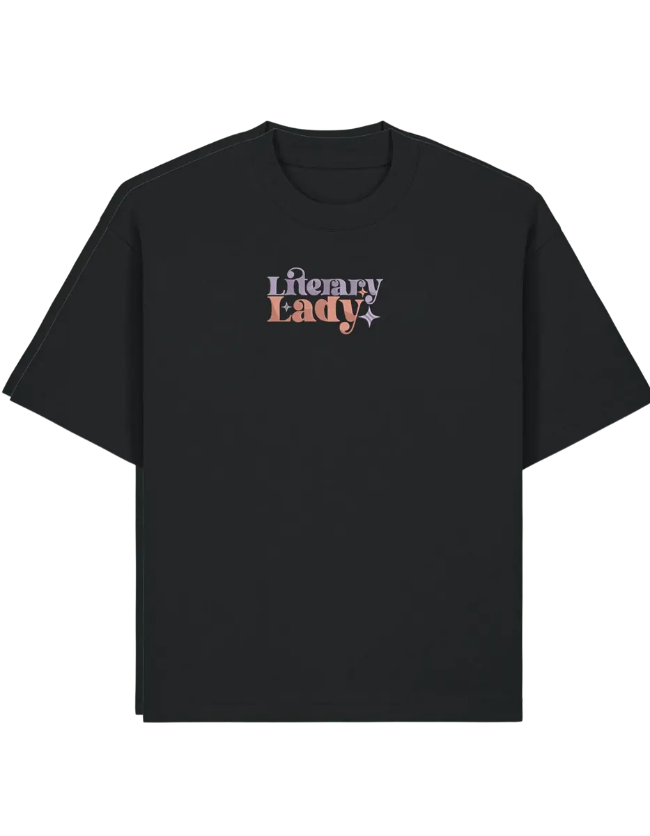 Lady tricou bookish