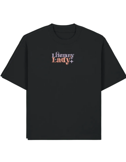Lady tricou bookish