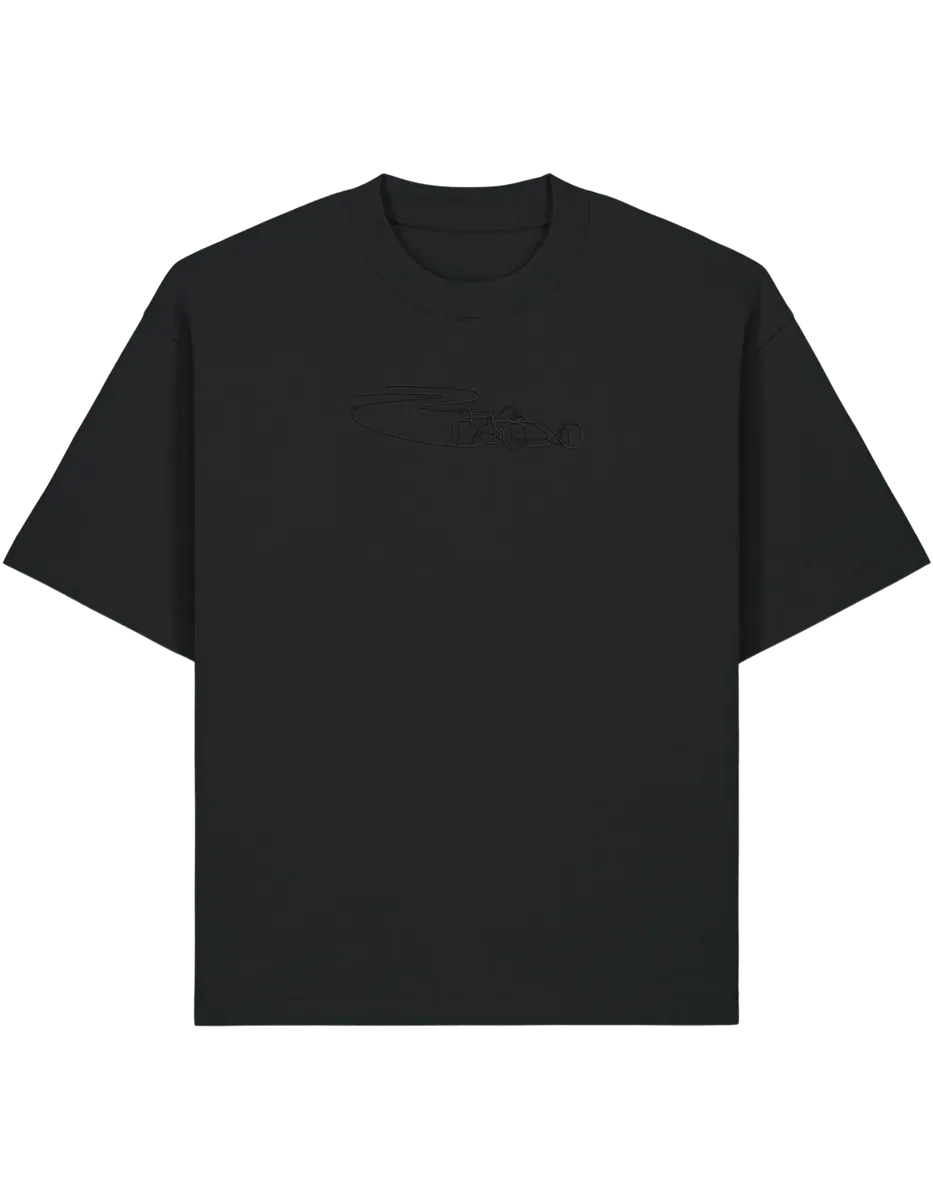 Car outline tricou F1