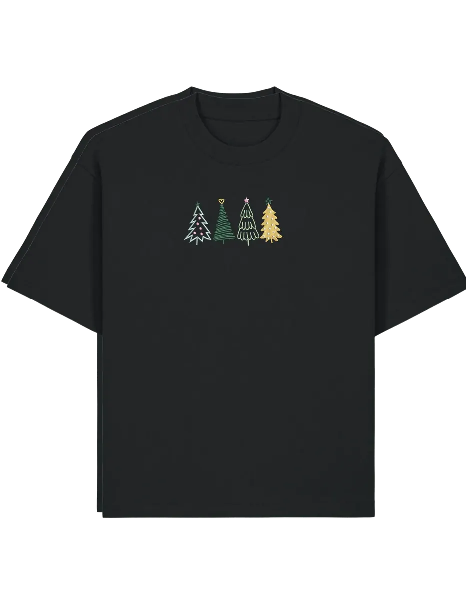 Christmas trees tricou Craciun
