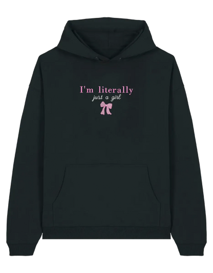 Just a girl hoodie Girly
