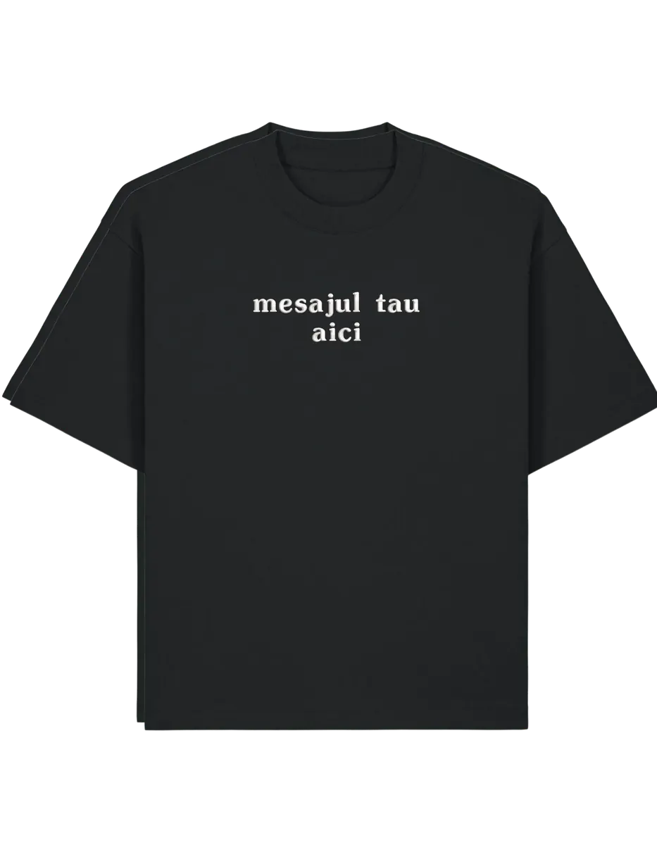 Tricou personalizat font basic