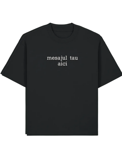 Tricou personalizat font sherif