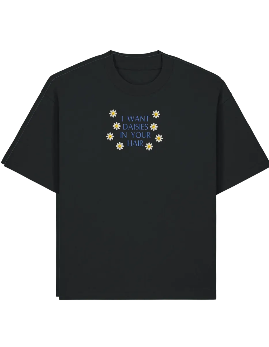 Daisies tricou bookish