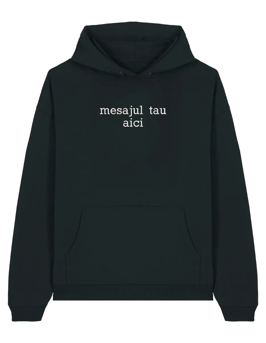 Hanorac personalizat font sherif