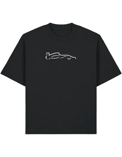 Race car outline tricou F1