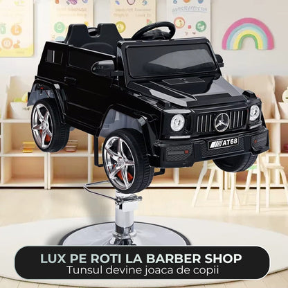 Scaun auto de tuns copii model G-Class, Scaun interactiv cu Bluetooth, Negru
