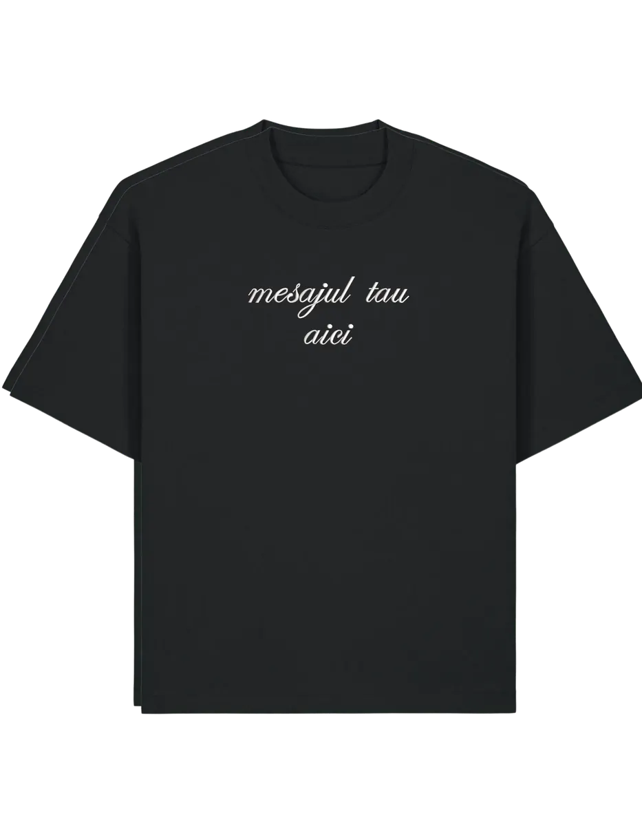 Tricou personalizat font cursiv