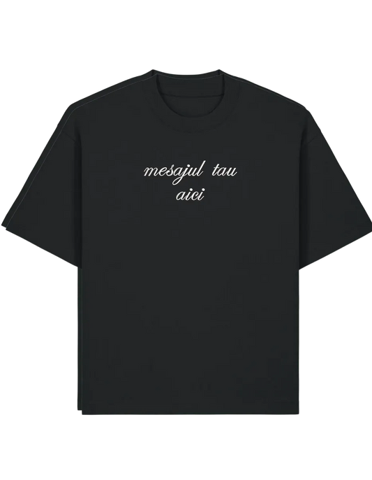 Tricou personalizat font cursiv