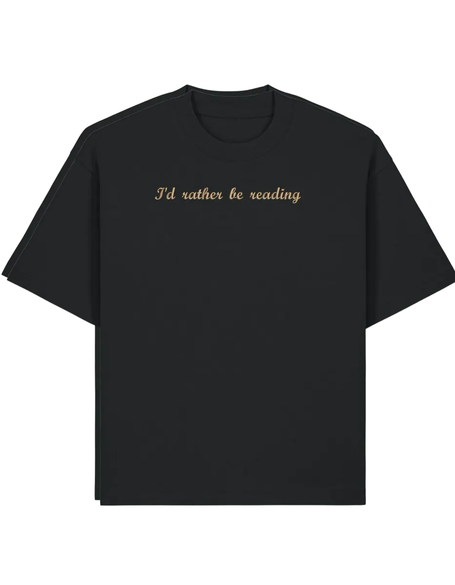 Rather read tricou bookish