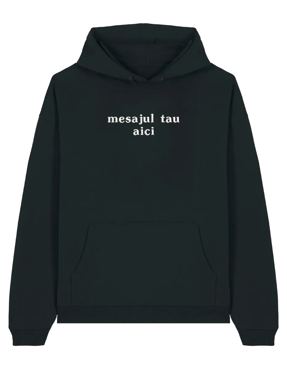 Hanorac personalizat font basic