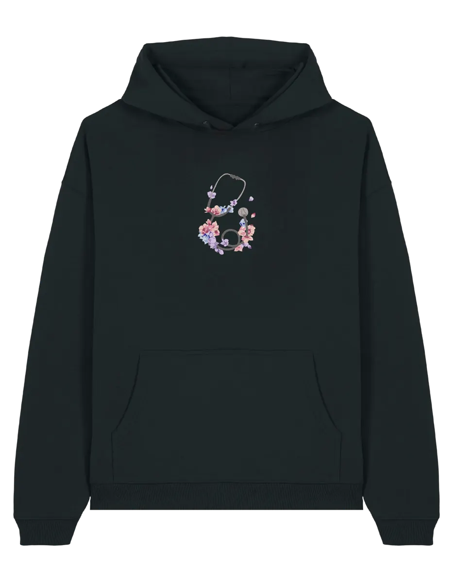 Stetoscop floral hoodie Medical
