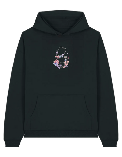 Stetoscop floral hoodie Medical