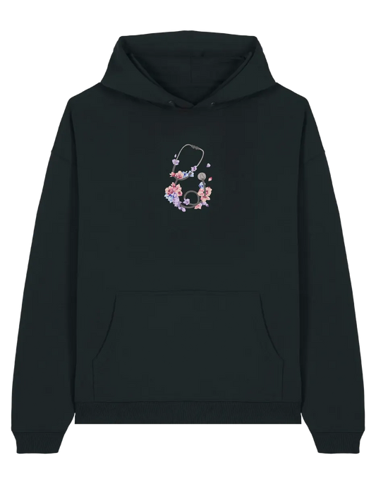 Stetoscop floral hoodie Medical