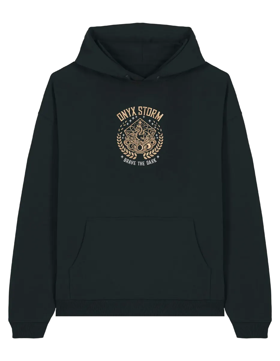 Onyx storm oversized hoodie Fourth Wing