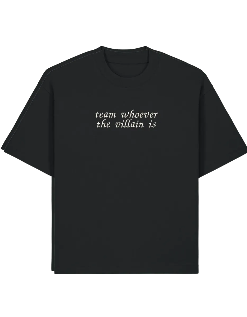 Team villain tricou bookish