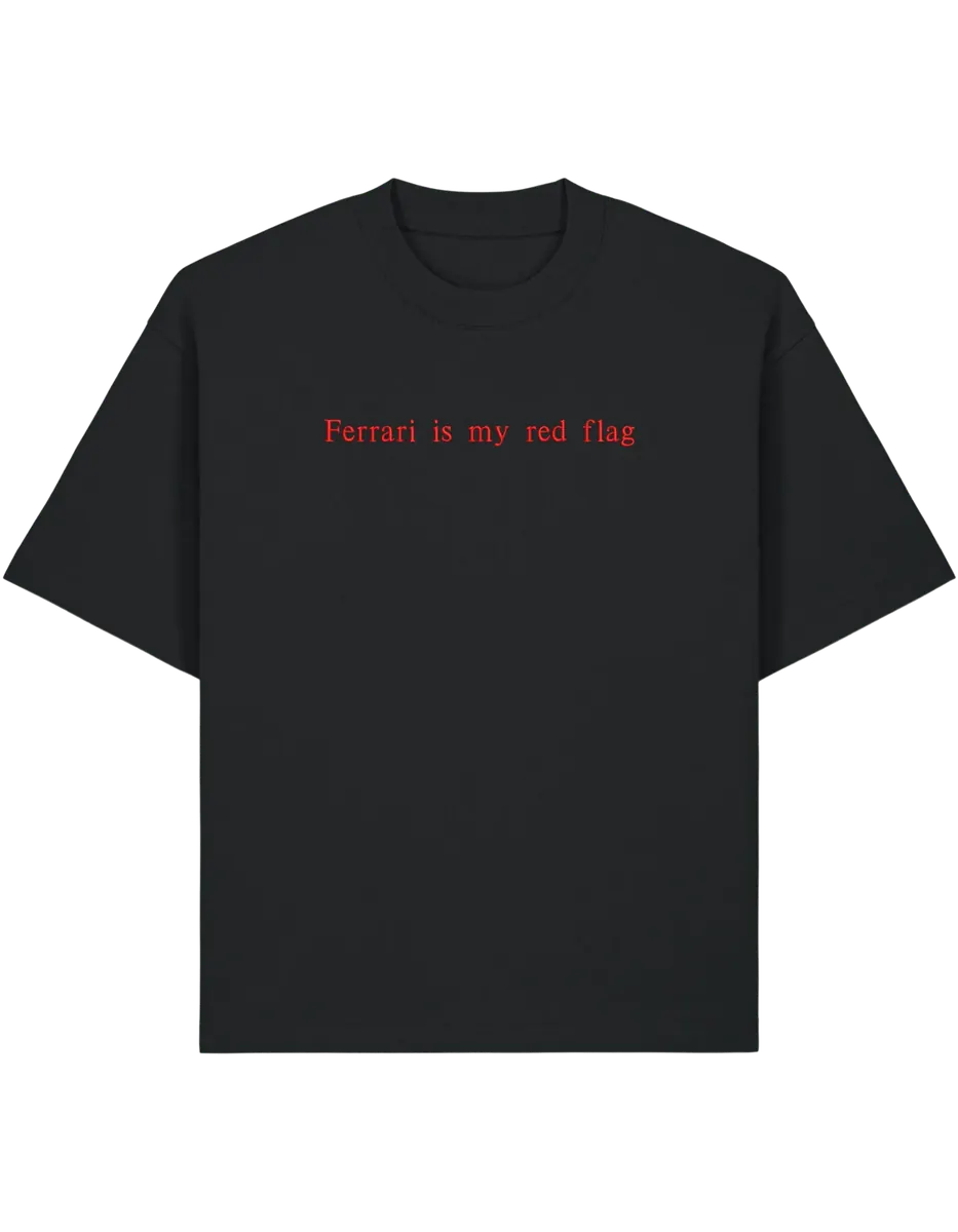 Red flag tricou F1