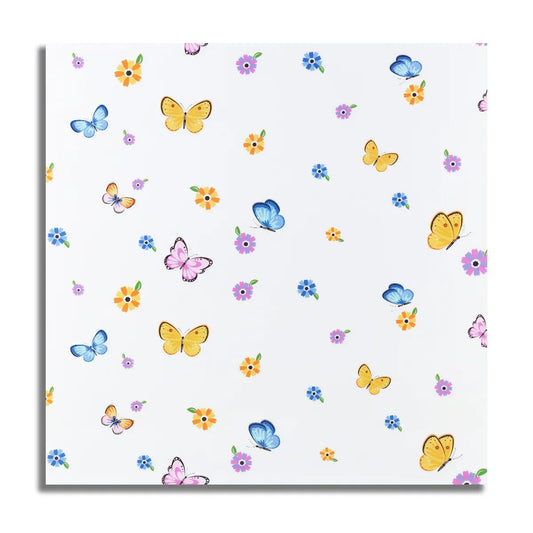 Panou decorativ autocolant D3519 60x60 cm Fluturi