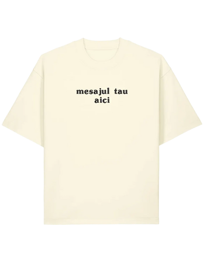 Tricou personalizat font basic