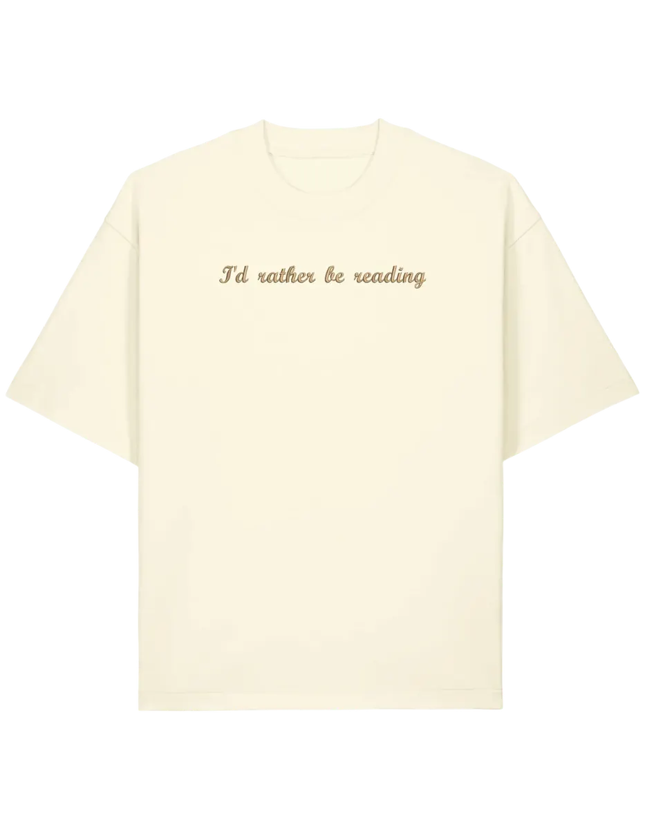 Rather read tricou bookish
