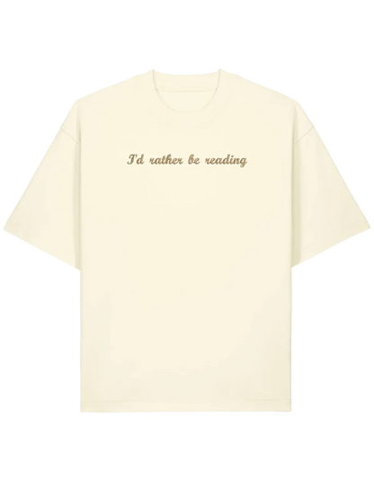 Rather read tricou bookish