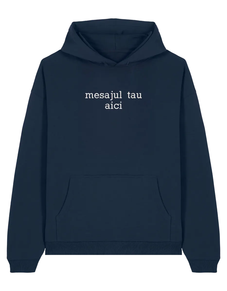 Hanorac personalizat font sherif