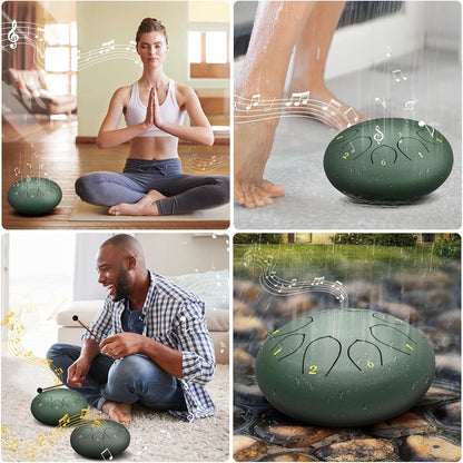 Tamburina de ploaie pentru Gradina si Meditatie, Verde