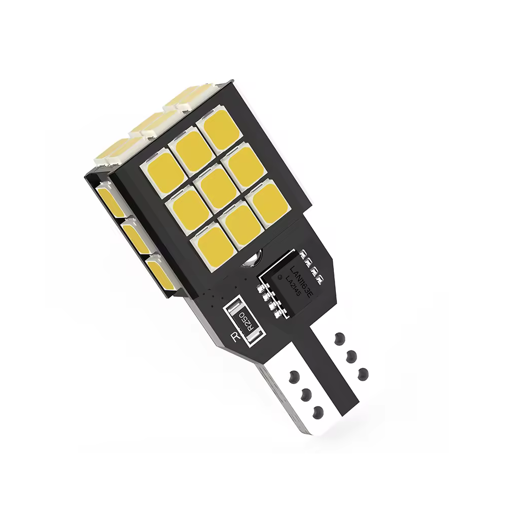 Set 2 x bec LED T15 W16W WY16W LUSMAR™ 1100 lm, Canbus - fara eroare - off-road