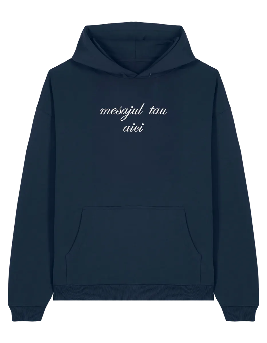Hanorac personalizat font cursiv