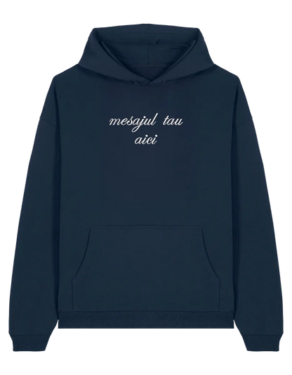 Hanorac personalizat font cursiv