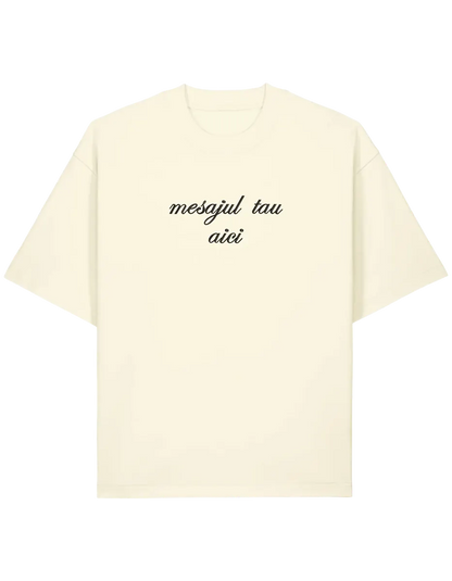 Tricou personalizat font cursiv