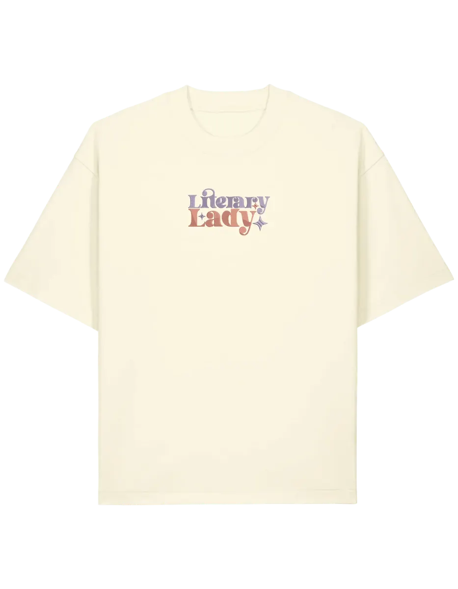 Lady tricou bookish