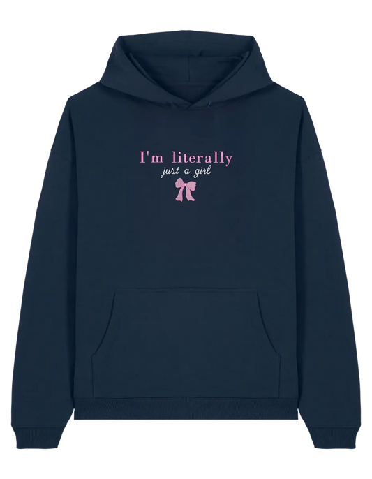 Just a girl hoodie Girly