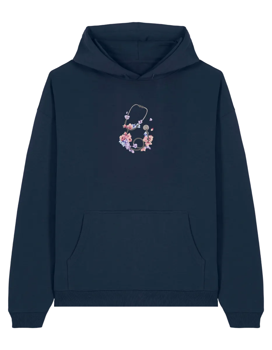 Stetoscop floral hoodie Medical