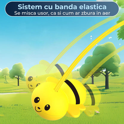 Joc interactiv Albinuță pentru copii, Tabla magnetica multifunctionala, Galben