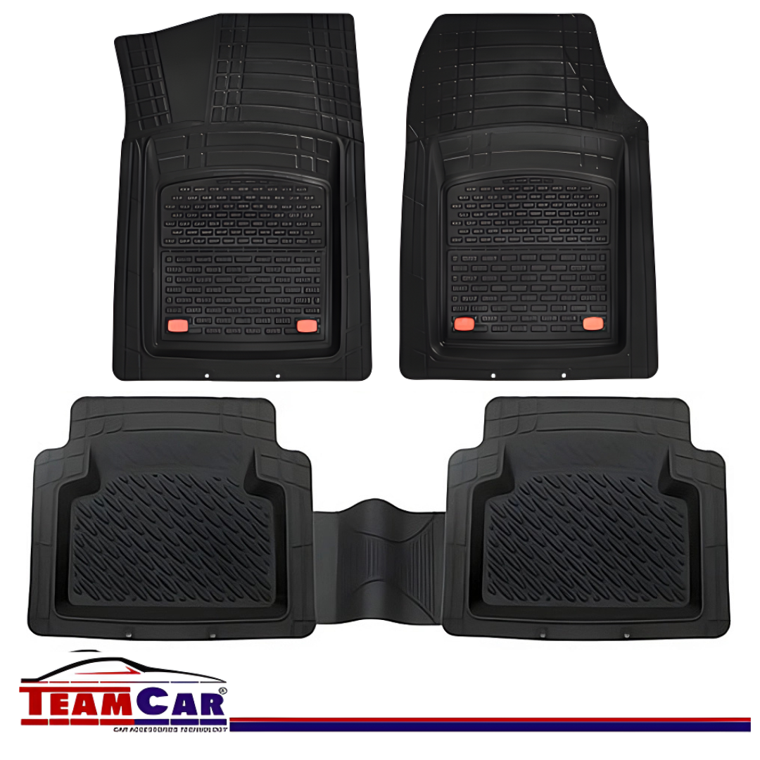 Covorase Auto TeamCar® Tip Tavita Compatibile Peugeot 508 II (2018-2024) Negru Material Rezistent