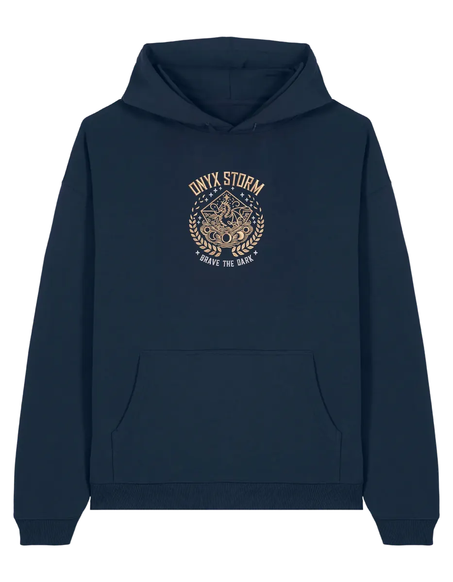 Onyx storm oversized hoodie Fourth Wing