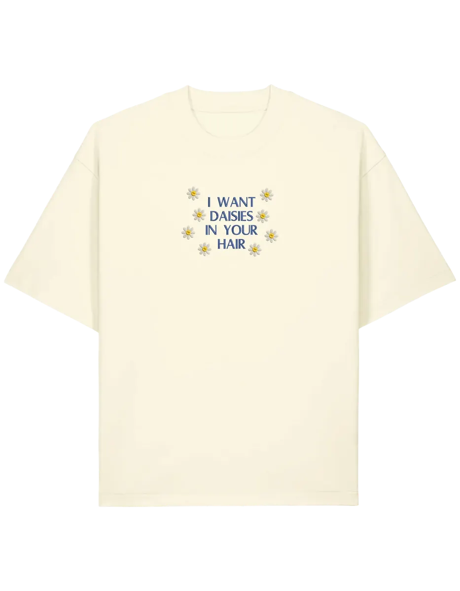 Daisies tricou bookish