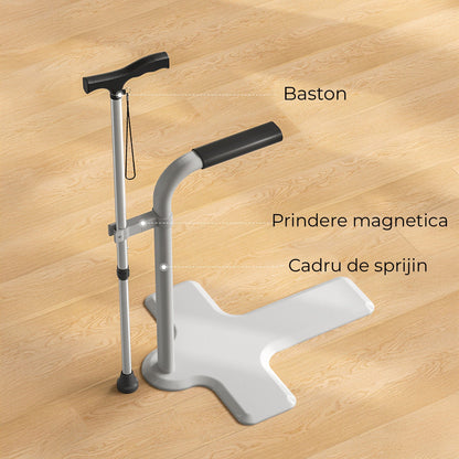 Suport Ridicare Pat Timebox, Gri