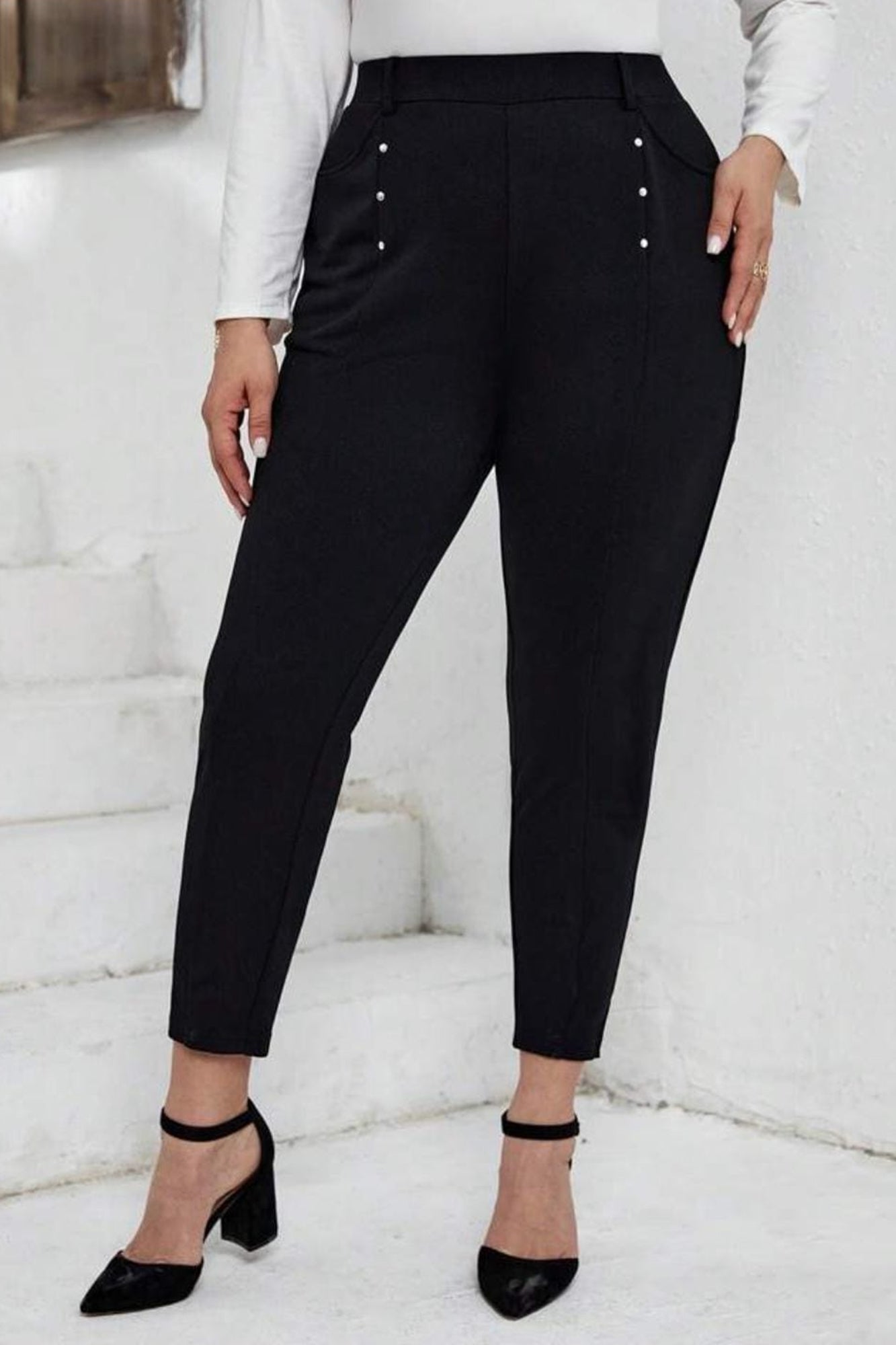 Pantaloni dama marimi mari 6258