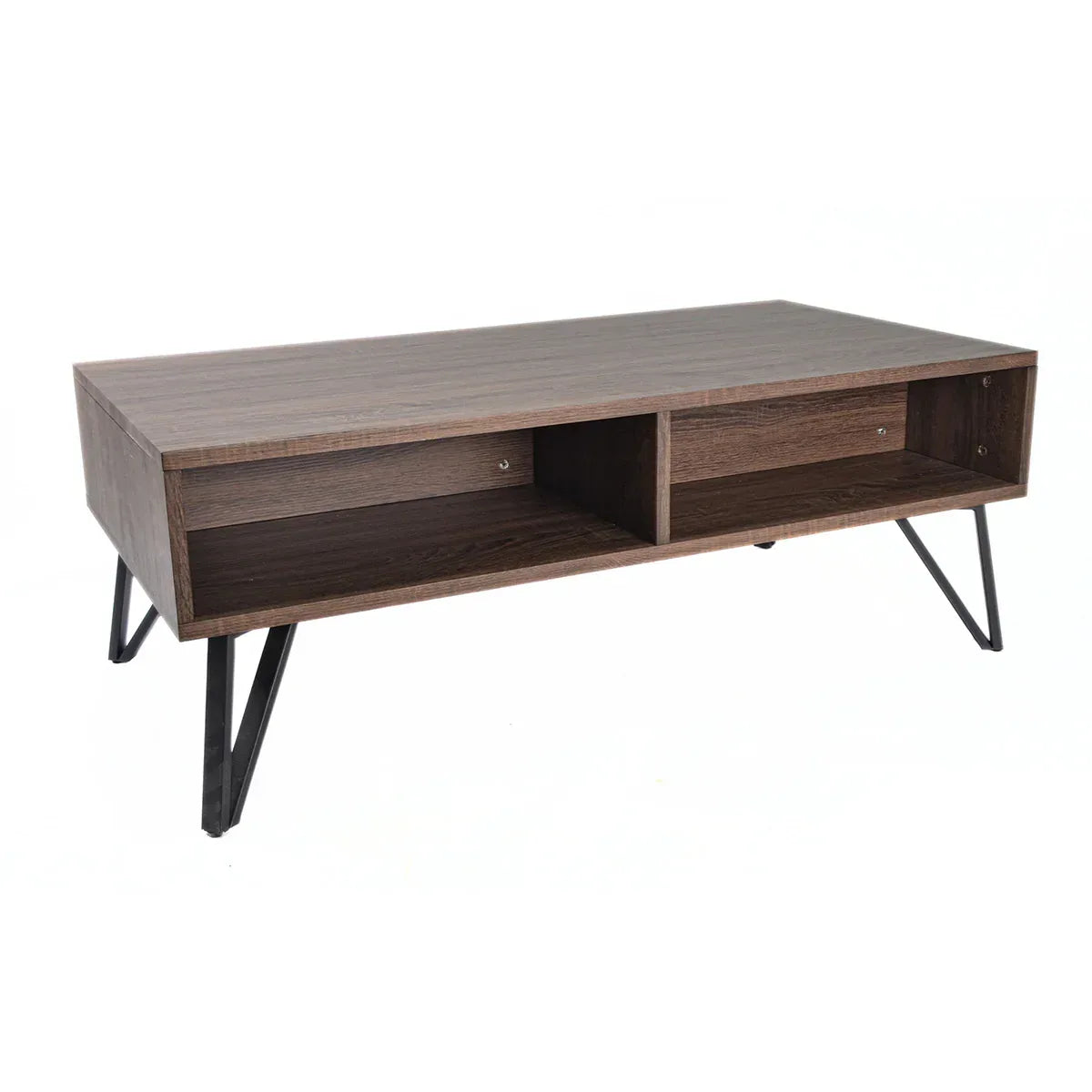 Comoda, 4 compartimente, Naimeed 637, Stejar Inchis, 120x60x45cm
