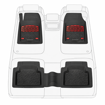 Covorase Tip Tavita Compatibile Volkswagen Golf (Sportsvan AM1) , Red