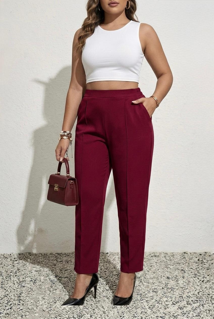 Pantaloni dama marimi mari 6228-23