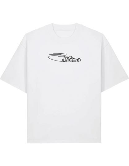 Car outline tricou F1